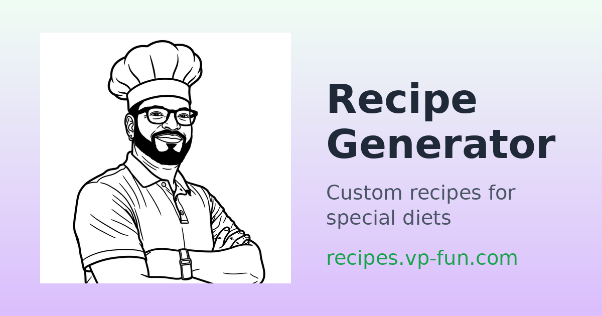 Recipes for any diet!